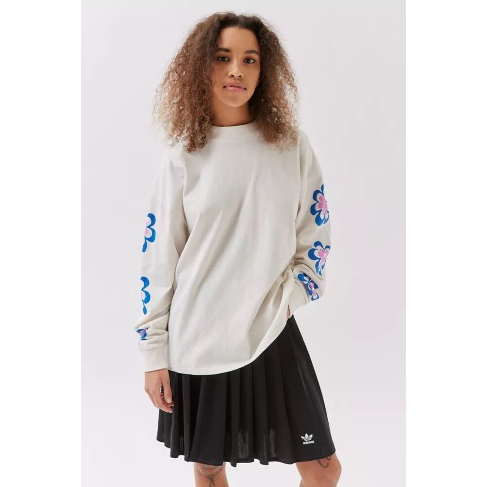 UO Urban Outfitters Life Advice Oversized Long Sleeve Tee M NEW - Picture 5 of 13